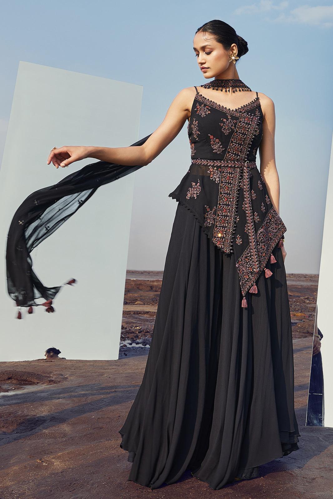 Multi Trendy Designer Heavy Readymade Palazzo Suit With Digital Printed Embroidery Work