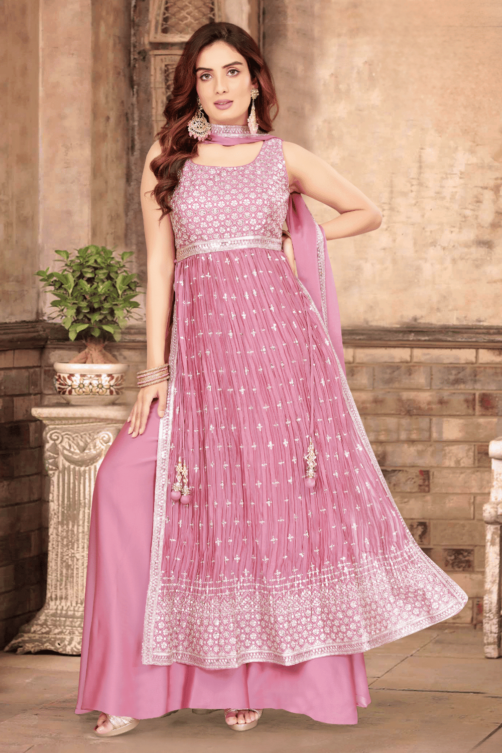 Salwar kameez 2025 with palazzo pants