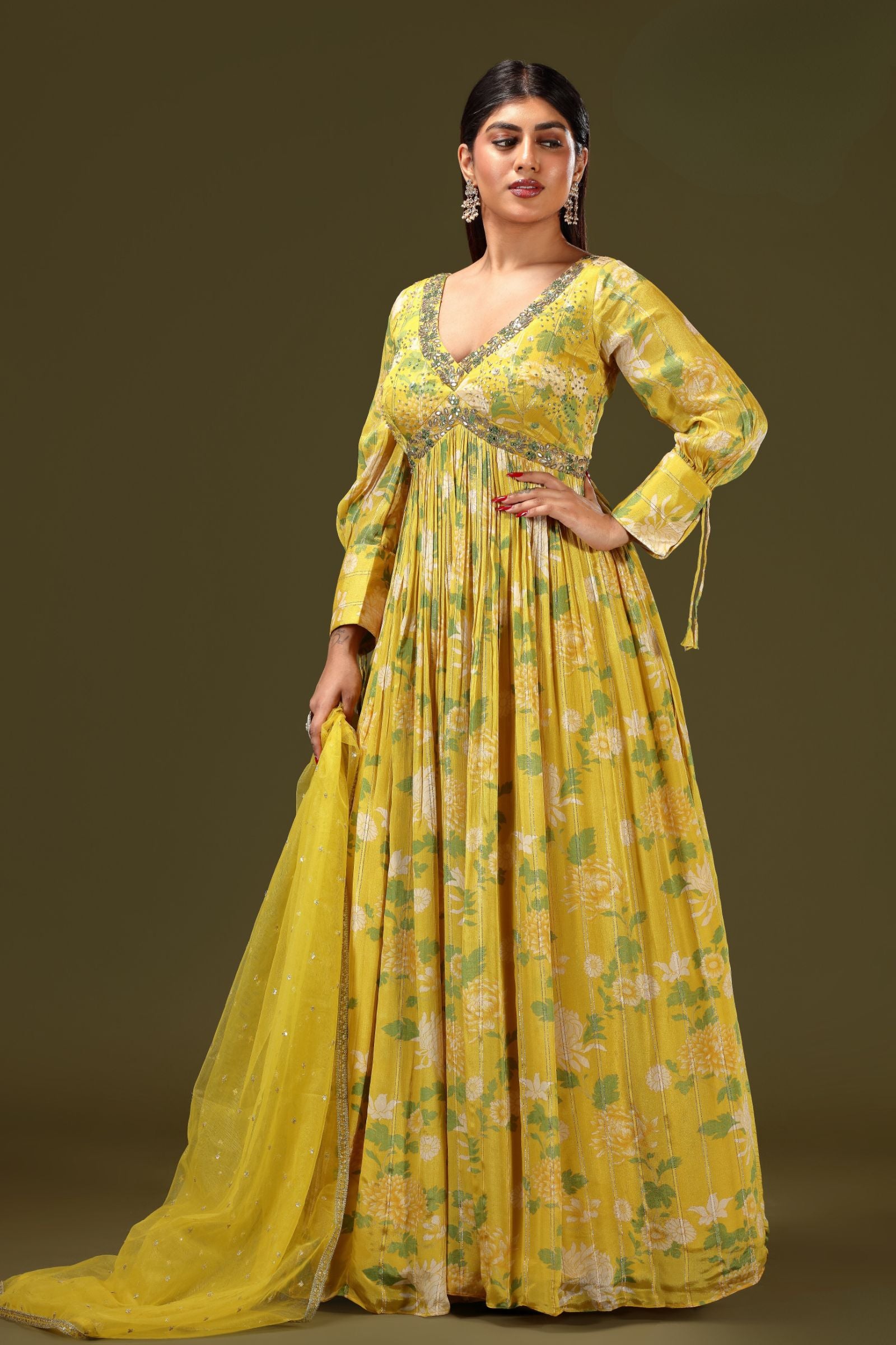 Colorful Anarkali Designer Salwar Kameez Gown Type Dupatta Suit Ready Made  Indian Festival Wear Embroidery Work Ethnic Women Stylish Dresses - Etsy |  Long anarkali gown, Anarkali gown, Indian wedding wear