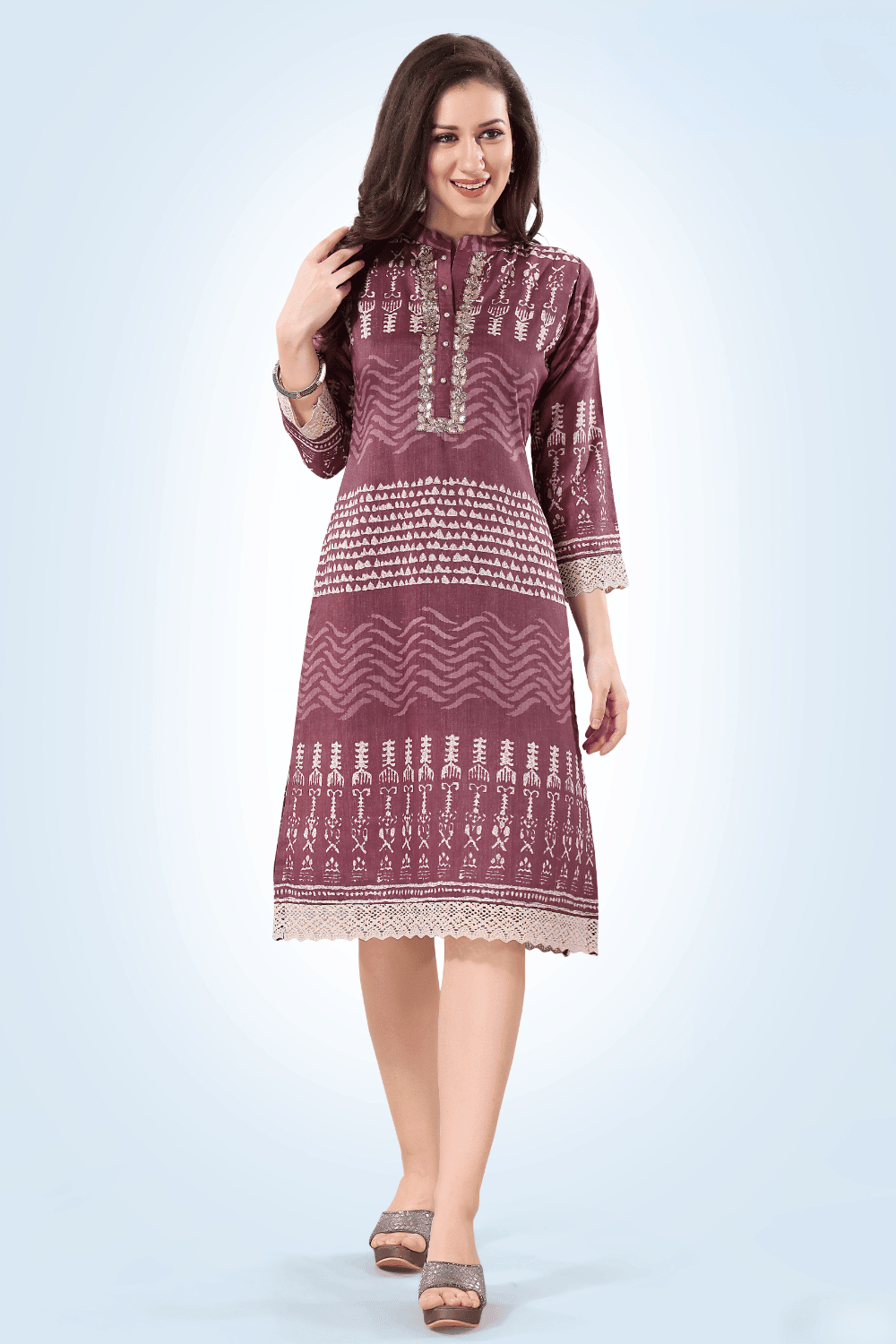 Buy Printed Western Dresses & Kurtis Online India - Darji Fashion