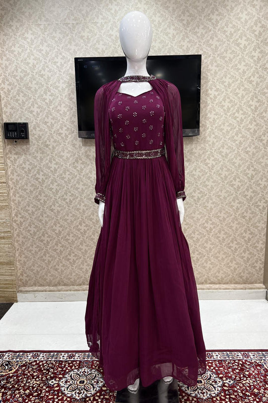 Anarkali Gowns suit sets Anarkali dress Indo western Ethnic Gowns ...