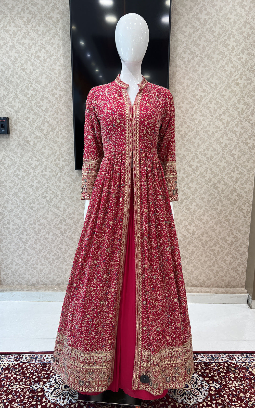 eBay Advertisement) Voguemart5 Red Maroon Salwar Suit Red Pant Plazo Indian  Punjabi Dupata La… | Party wear dresses, Stylish dress designs, Indian  designer outfits