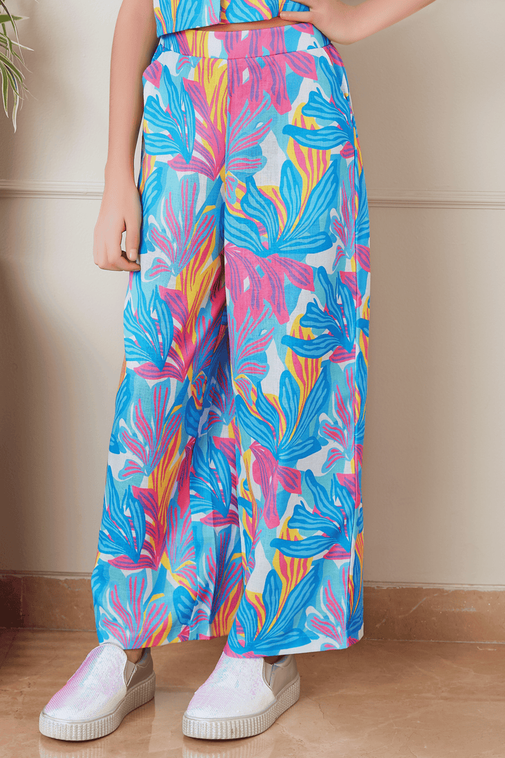 Multicolor Printed Co-ord Set for Girls - Seasons Chennai