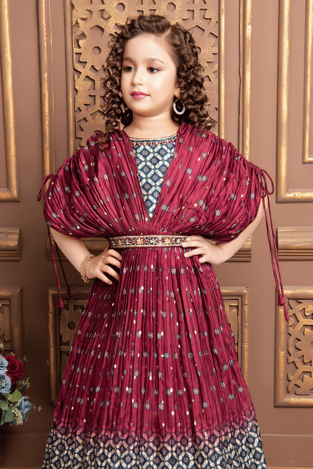 Poncho 2025 frock design