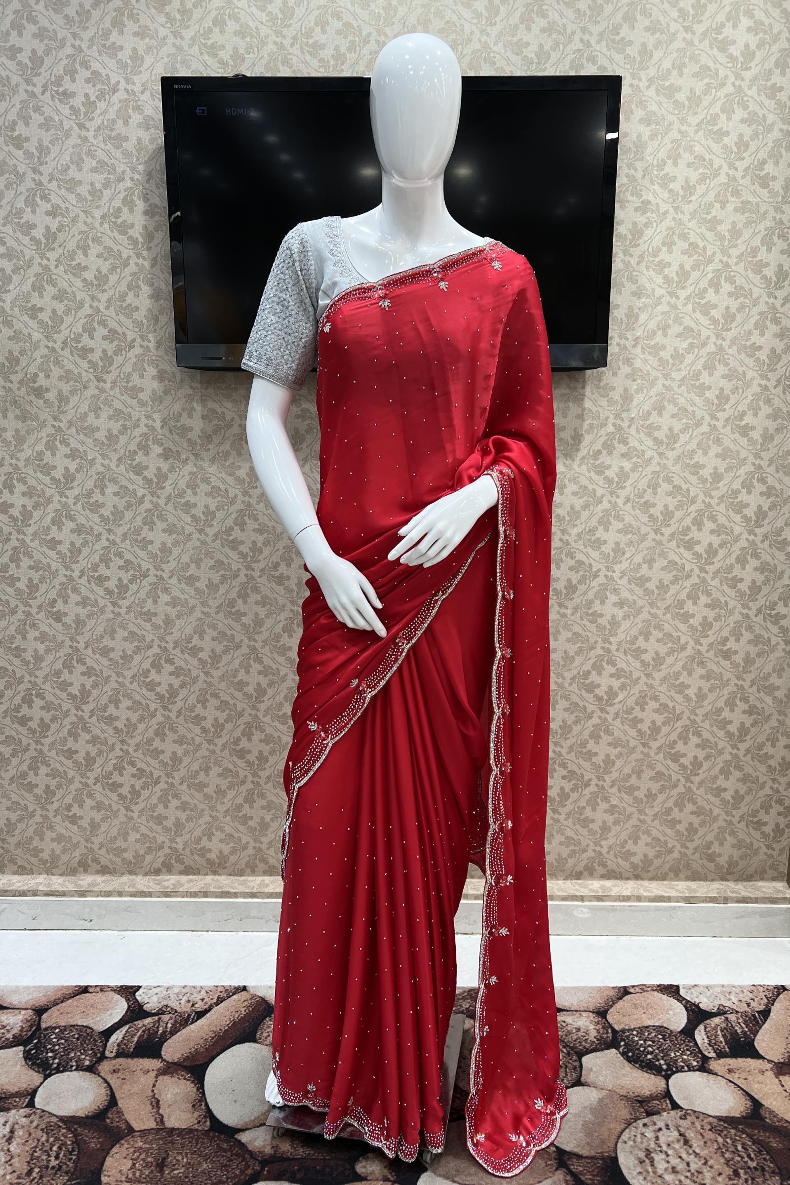 Parnika Reddy Exclusive wedding sarees - * *New half saree model arrivals  ***Half saree sets*** *Exclusive high quality anti banarasi lehengas with  cut work voni and designer blouse * *Lehanga :Dark pink