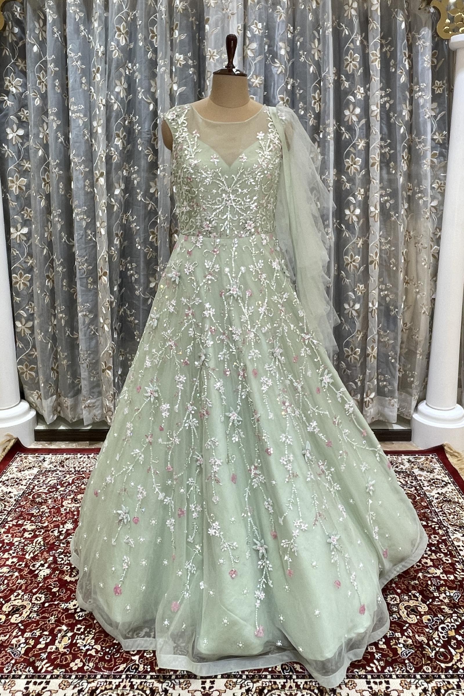 Mint Green Ball Gown Year Lace Applique Wedding Dresses 2019 Off Shoulder  Pearls Plus Size Bridal Wedding Gowns From Cinderelladress, $153.85 |  DHgate.Com